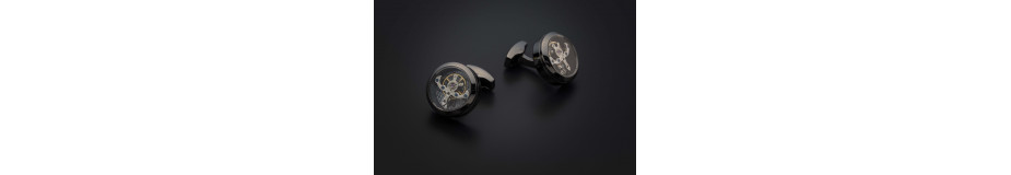 Boutons de manchettes à tourbillon