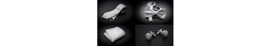 Sets cravates, nœuds papillon, pochettes et boutons de manchettes